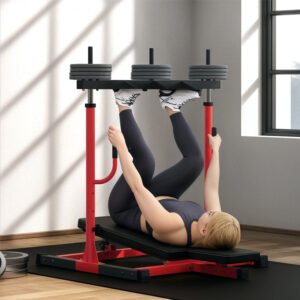 Vertical Leg Press Machine, 660LBS Capacity